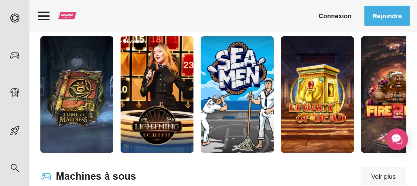 Evolve Casino Avis Fiable en France par Notre Rédaction avec Critique Détaillée